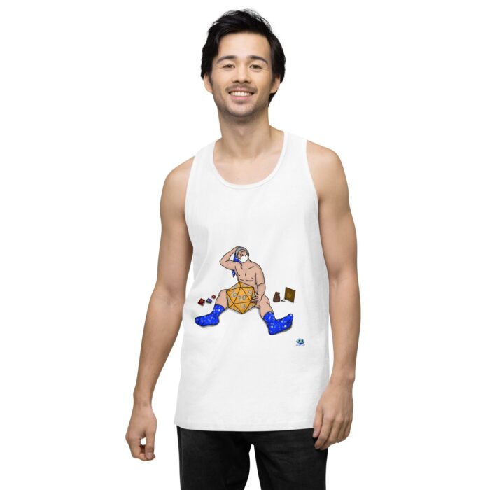 Men’s premium tank top - Roll for Charisma - Image 52