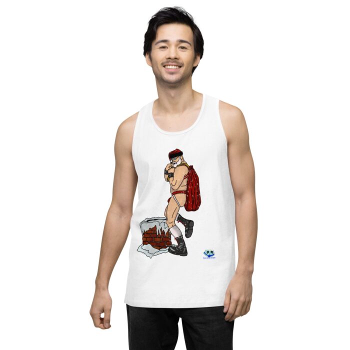 Men’s premium tank top - Santa's Sack - Image 62