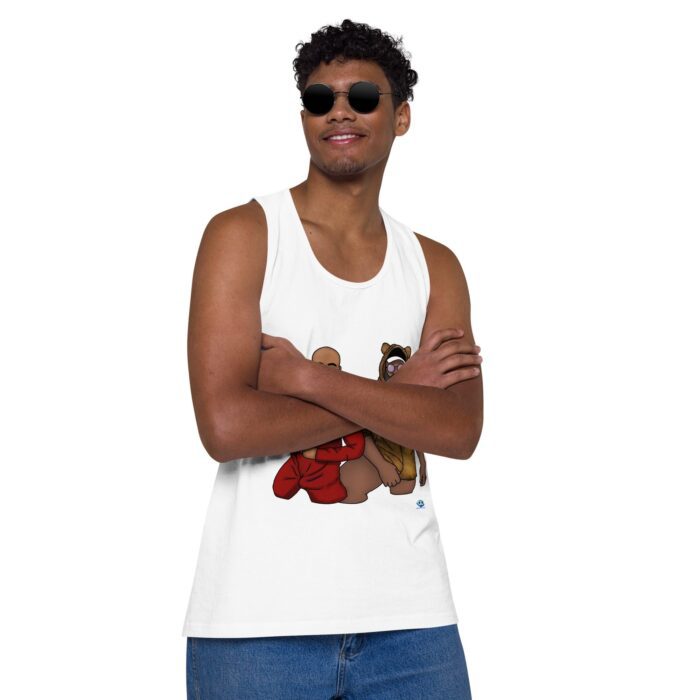 Men’s premium tank top - Sleepover - Image 50