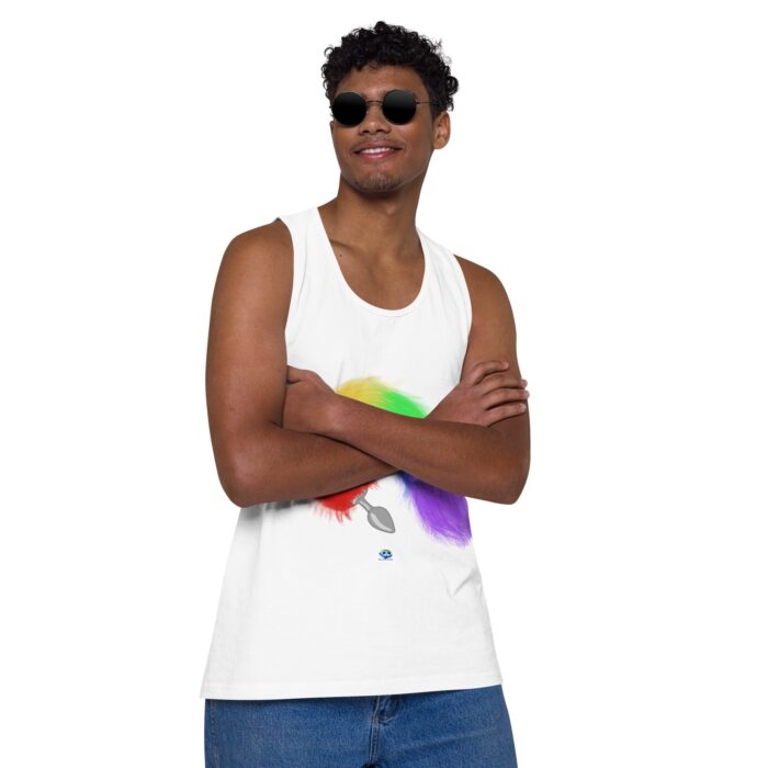 Men’s premium tank top - Tails - Image 50