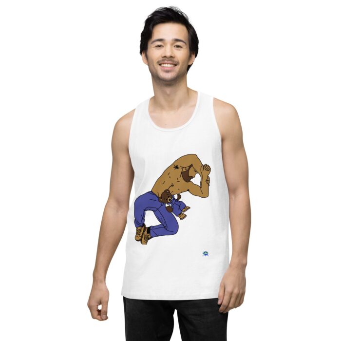 Men’s premium tank top - Teddy Bear Snuggles - Image 62
