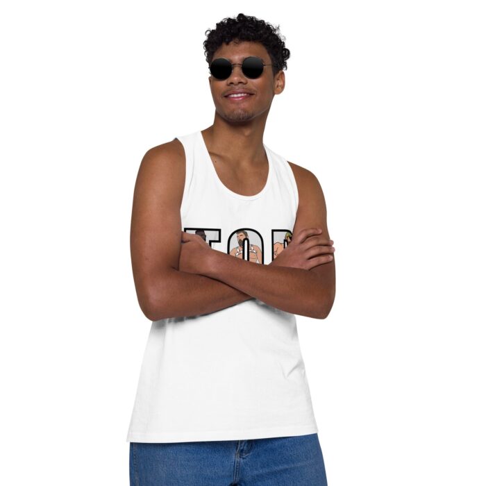 Men’s premium tank top - TOP Cutout - Image 50