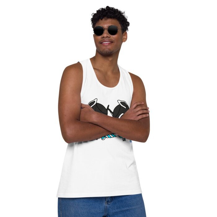 Men’s premium tank top - Tug of War - Image 50