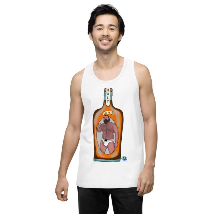 Men’s premium tank top - Two Fingers - Image 62