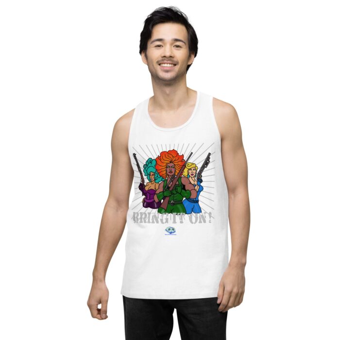 Men’s premium tank top - War on Drag - Image 62