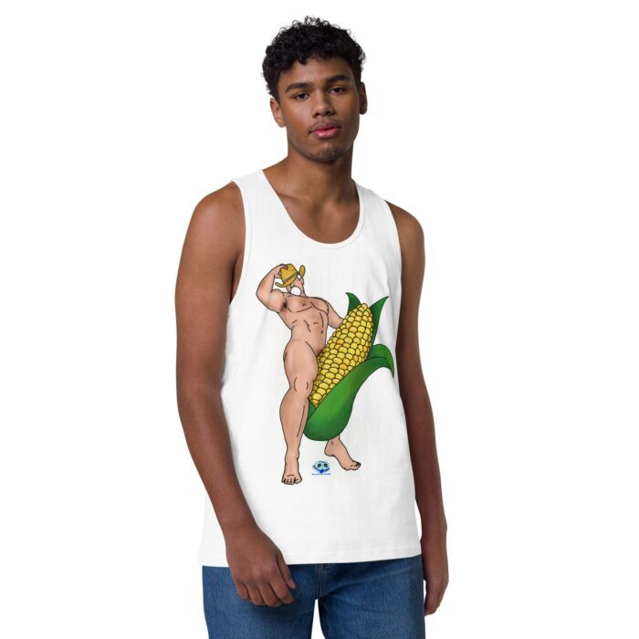 Men’s premium tank top - Aww Shucks - Image 49