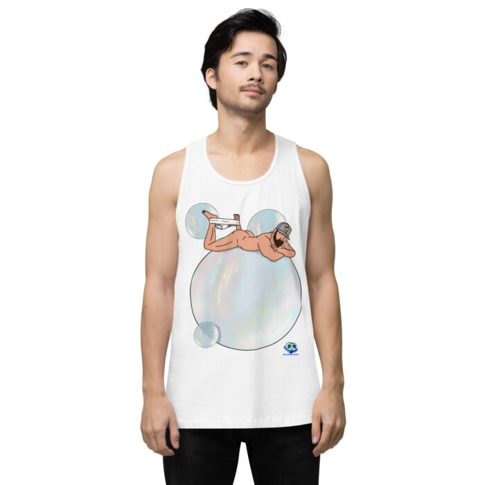 Men’s premium tank top - Bubbles - Image 61