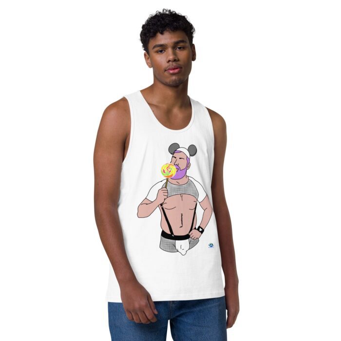 Men’s premium tank top - Disney Sucker - Image 49