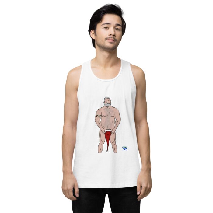 Men’s premium tank top - Frosted - Image 61