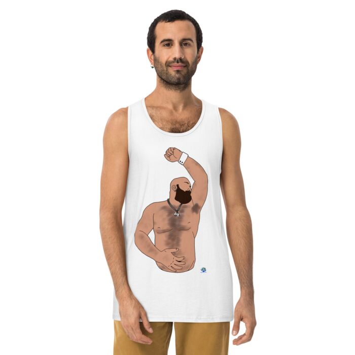 Men’s premium tank top - Hairy Pits - Image 25