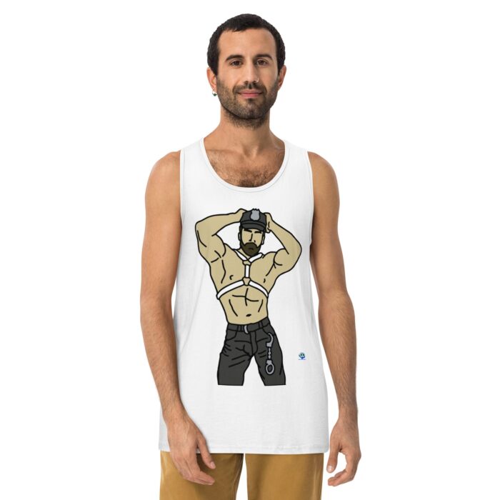 Men’s premium tank top - Handcuffs - Image 25