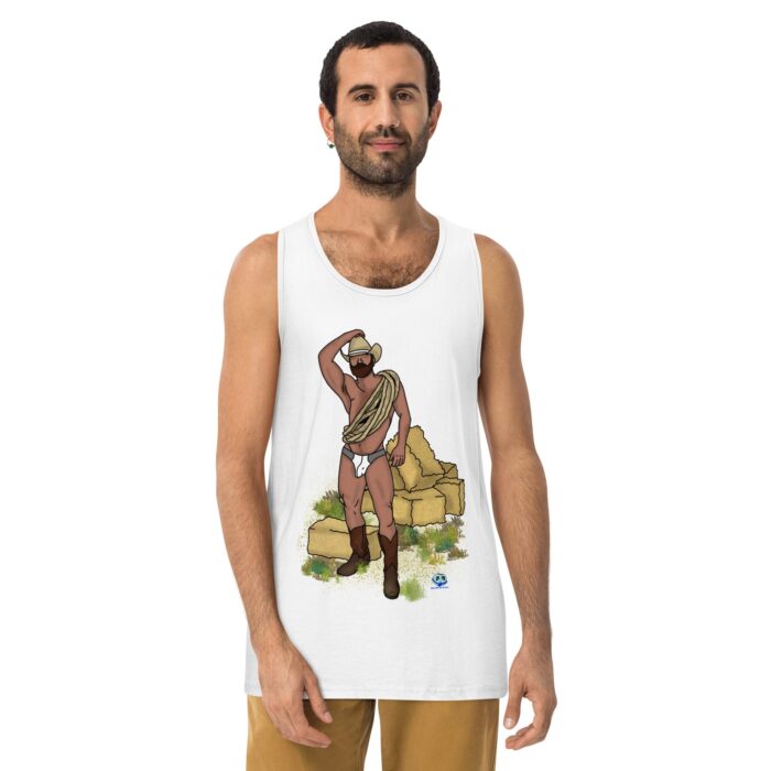 Men’s premium tank top - Hay Dude! - Image 25