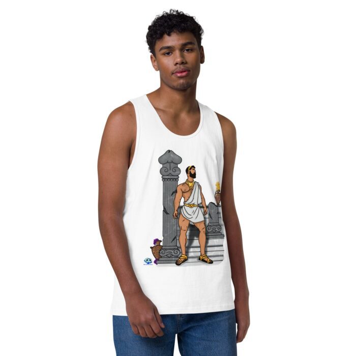 Men’s premium tank top - Hunkules - Image 49