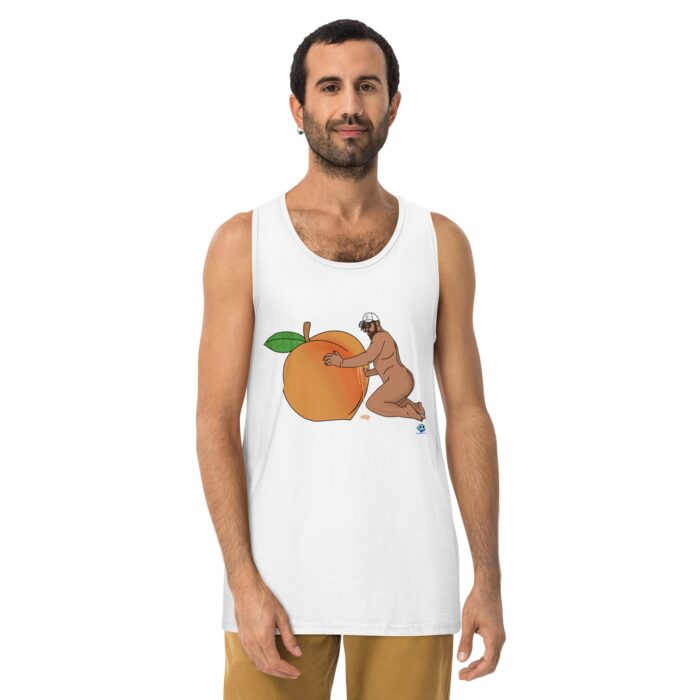 Men’s premium tank top - Juicy - Image 25