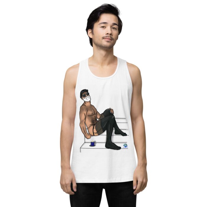 Men’s premium tank top - Leather and Lace - Image 61