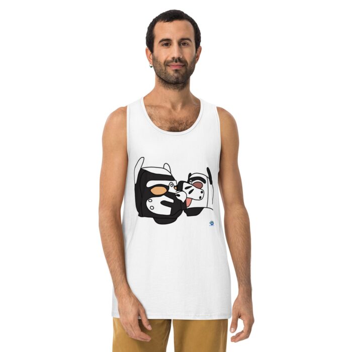Men’s premium tank top - Lick - Image 25