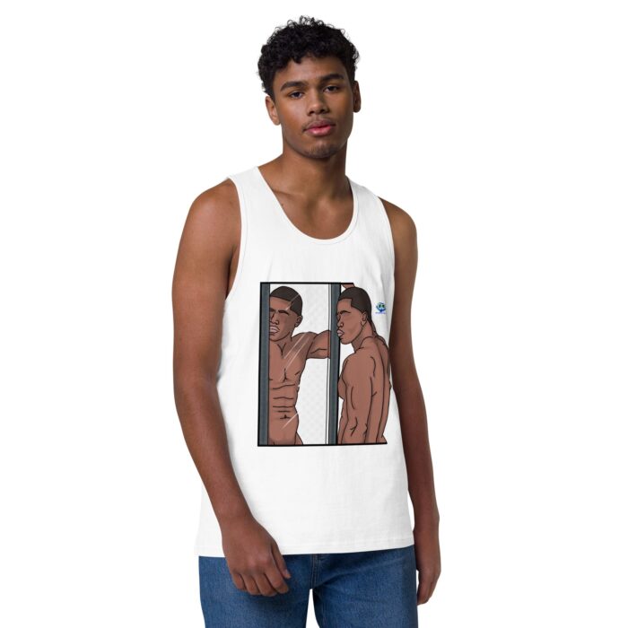 Men’s premium tank top - Man in the Mirror - Image 45