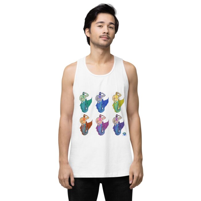 Men’s premium tank top - MerCub Multi - Image 61