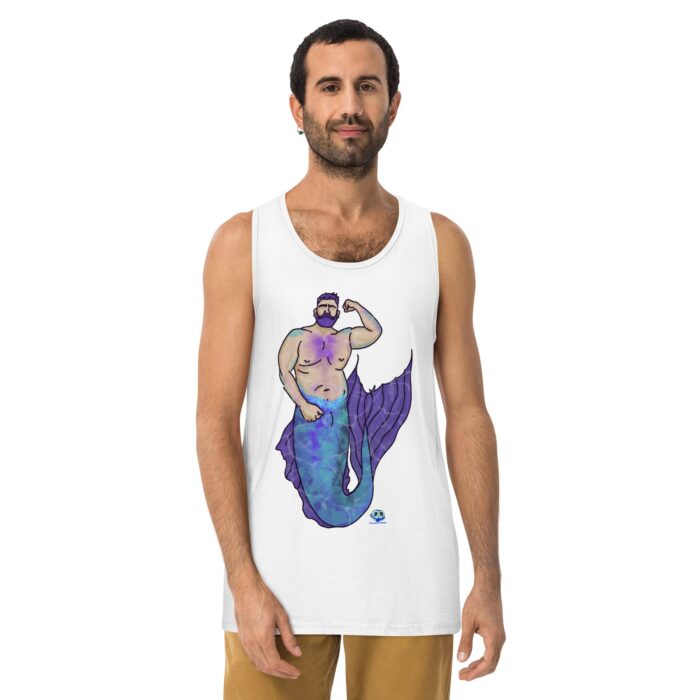 Men’s premium tank top - MerCub Purple - Image 25