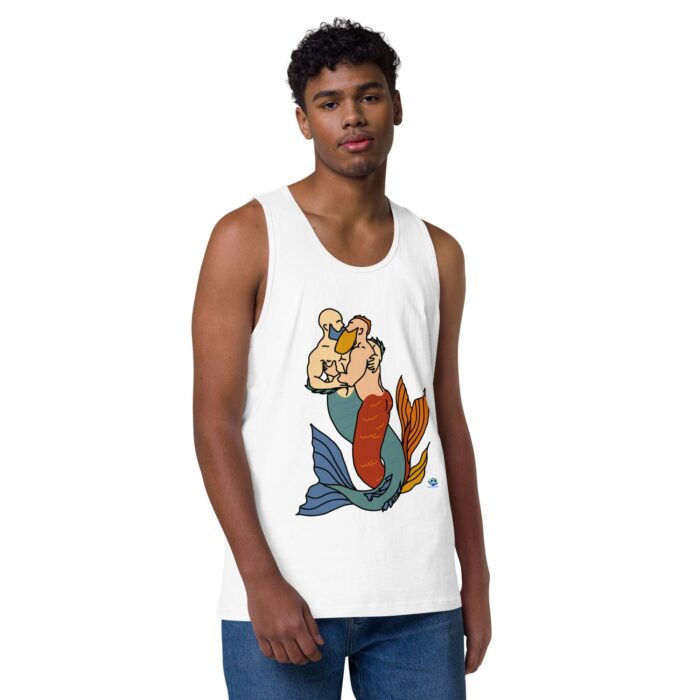 Men’s premium tank top - MerMen - Image 49