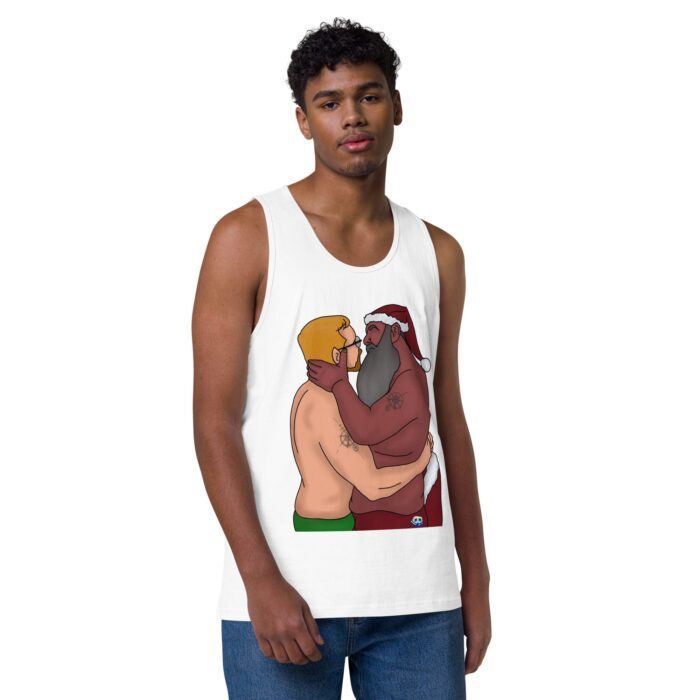 Men’s premium tank top - Mr & Mr Clause - Image 49