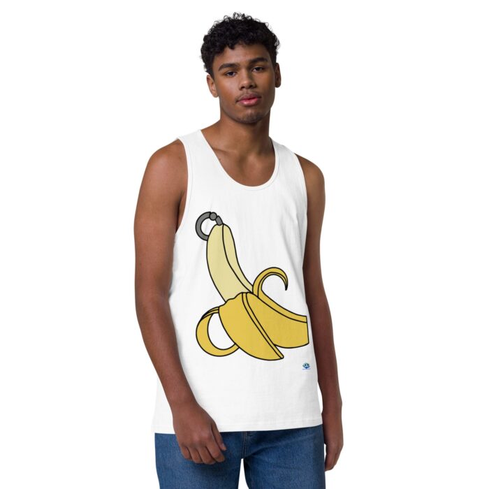 Men’s premium tank top - Pierced Banana - Image 49