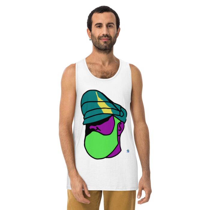 Men’s premium tank top - Pop Art Daddy - Image 25