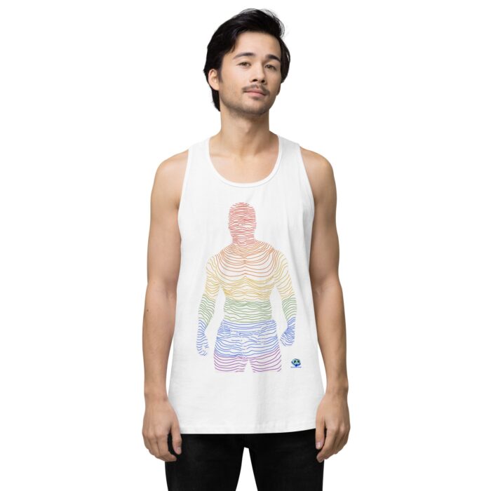 Men’s premium tank top - Ripples