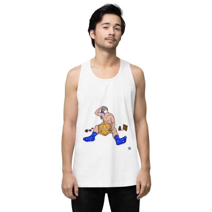 Men’s premium tank top - Roll for Charisma - Image 51