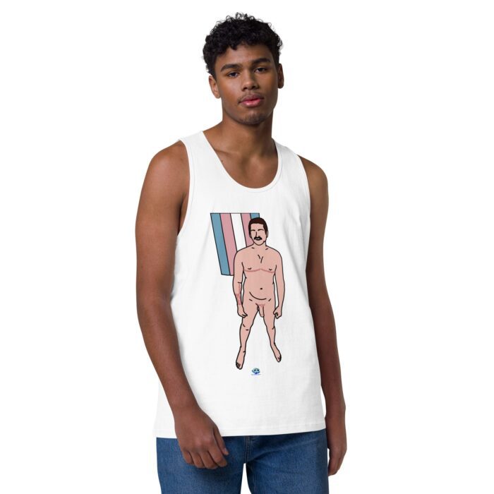 Men’s premium tank top - Scars - Image 49