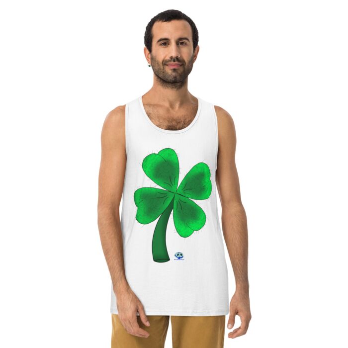 Men’s premium tank top - Shamrocky Mountain Oysters