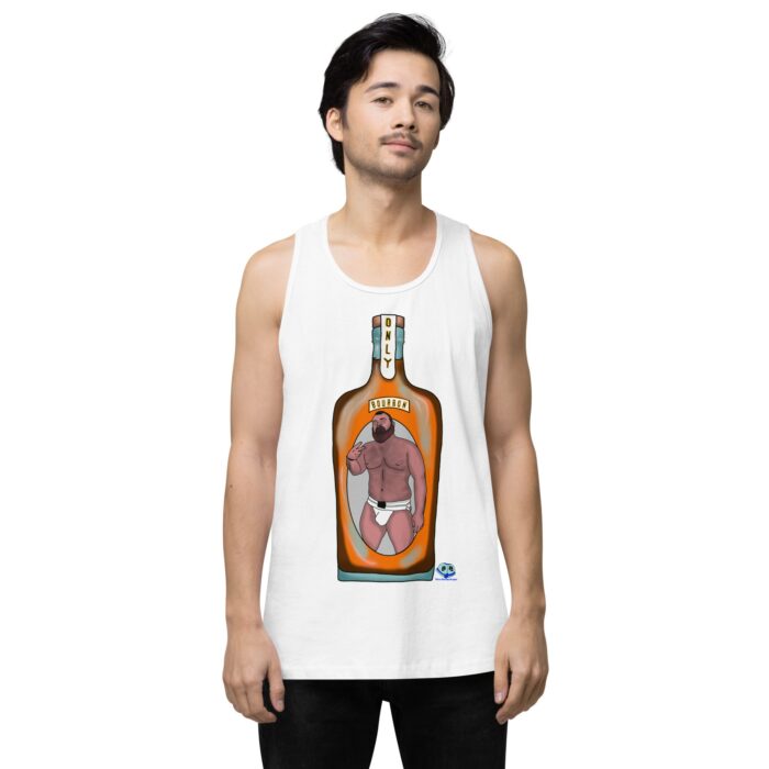 Men’s premium tank top - Two Fingers - Image 61