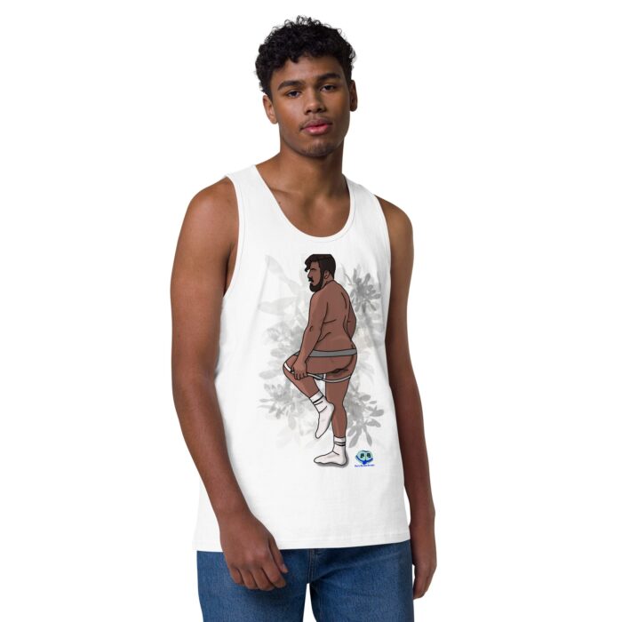 Men’s premium tank top - Undress - Image 49
