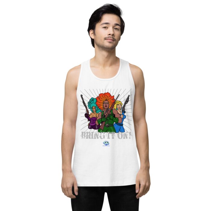 Men’s premium tank top - War on Drag - Image 61