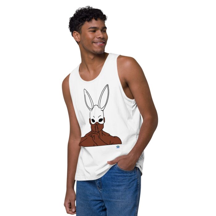 Men’s premium tank top - Bunny Ear Mask (Easter) - Image 51