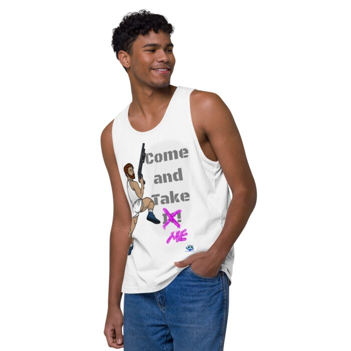 Men’s premium tank top - Come and Take Me - Image 43