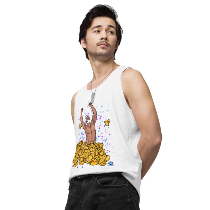 Men’s premium tank top - Cruising for Ducks - Image 64