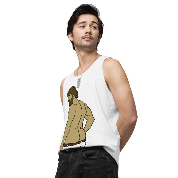 Men’s premium tank top - Curly Hair and All that Ass - Image 64