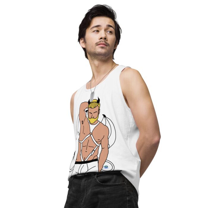 Men’s premium tank top - Devil - Image 64