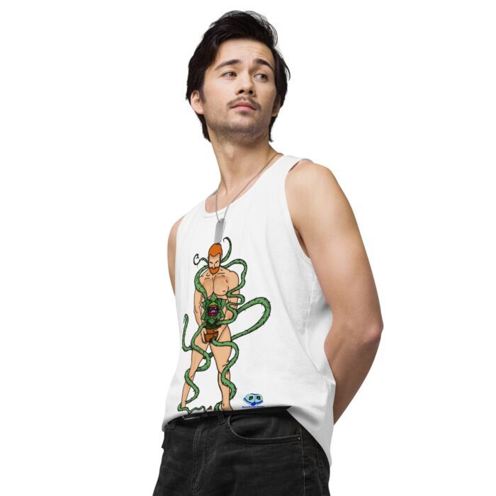 Men’s premium tank top - Feed Me - Image 64