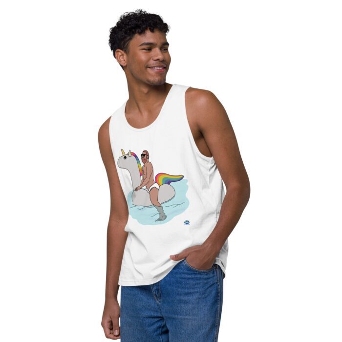 Men’s premium tank top - Float - Image 51