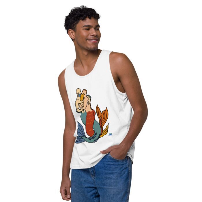 Men’s premium tank top - MerMen - Image 51