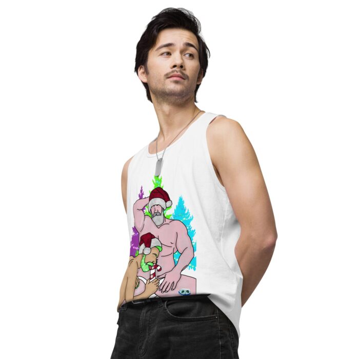 Men’s premium tank top - Peppermint Stick - Image 64