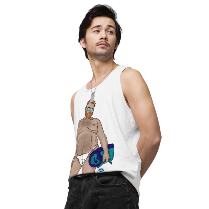 Men’s premium tank top - Ready for the Pool - Image 64