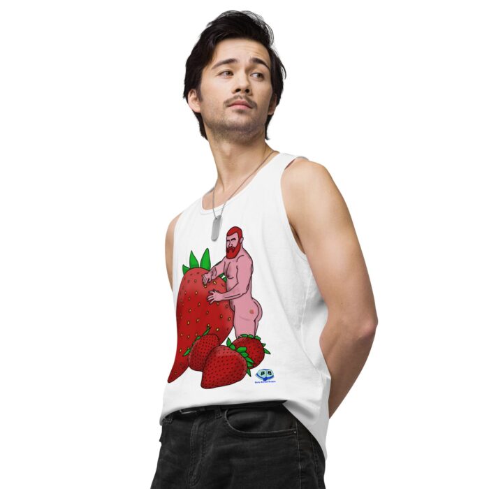 Men’s premium tank top - Red and Wild - Image 64