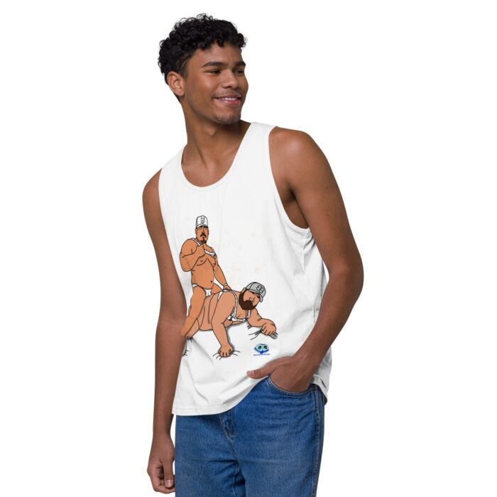 Men’s premium tank top - Ride 'Em - Image 51