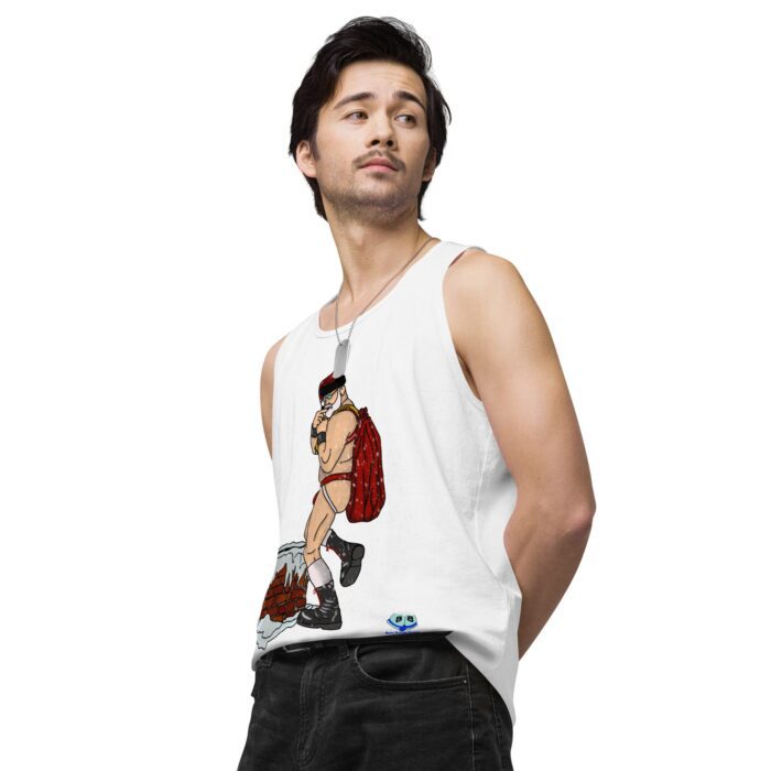 Men’s premium tank top - Santa's Sack - Image 64
