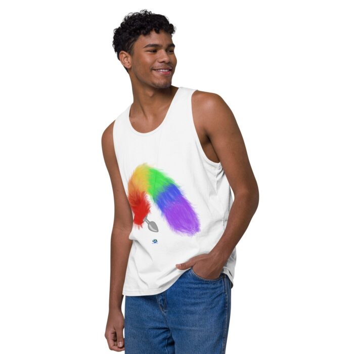 Men’s premium tank top - Tails - Image 51