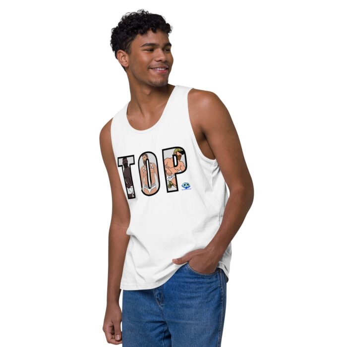 Men’s premium tank top - TOP Cutout - Image 51