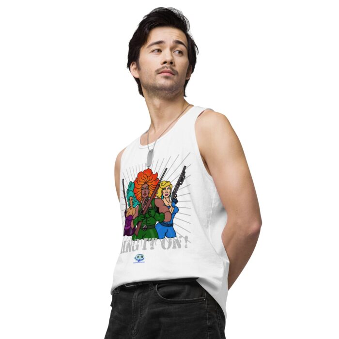 Men’s premium tank top - War on Drag - Image 64